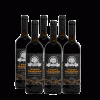 Pachet de 6 sticle de vin de coacăze negre sec, artizanal, 750 ml.